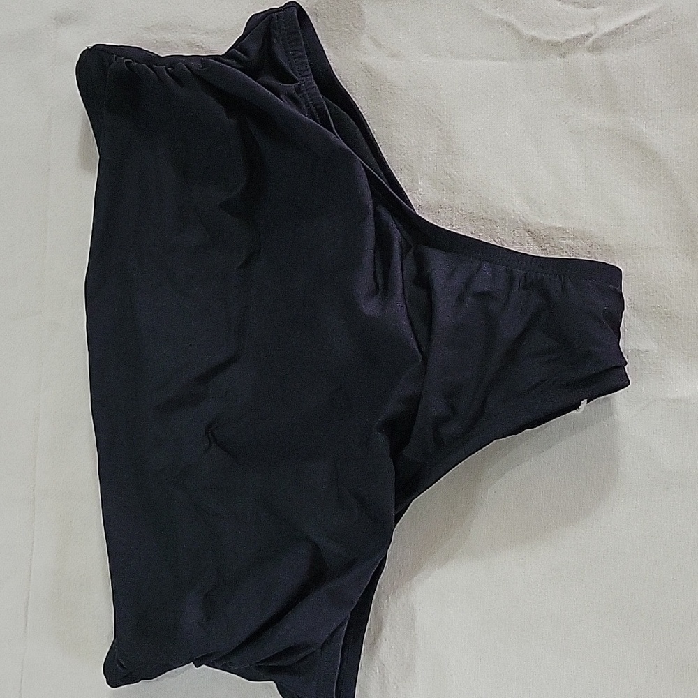 Merona Black High-Waisted Bikini Bottom